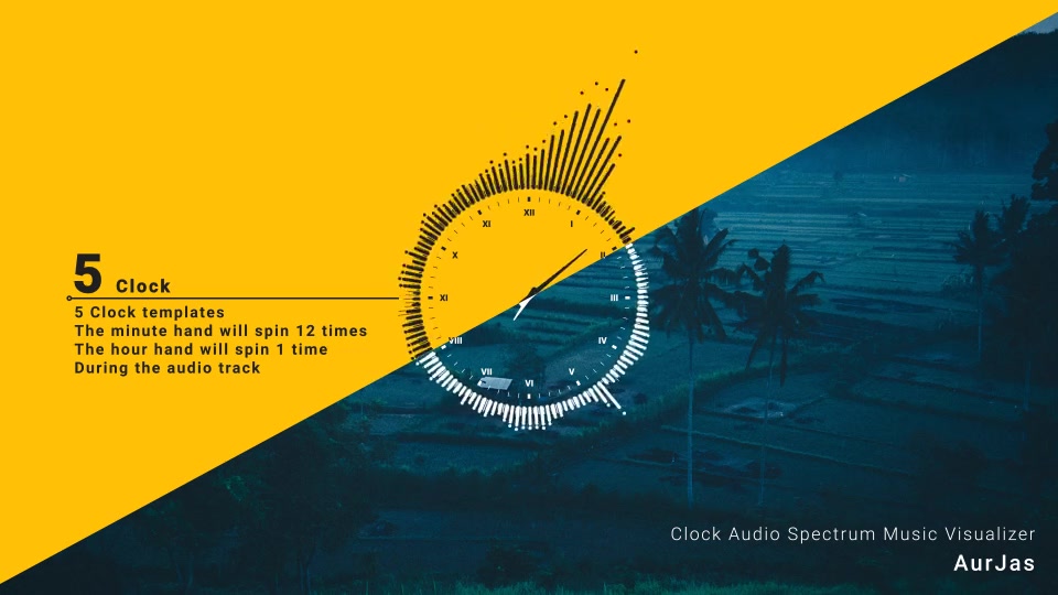 Clock Audio Spectrum Music Visualizer Videohive 31028201 After Effects Image 8