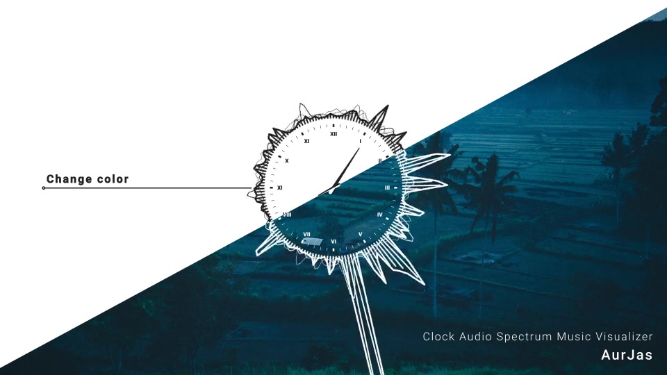 Clock Audio Spectrum Music Visualizer Videohive 31028201 After Effects Image 9