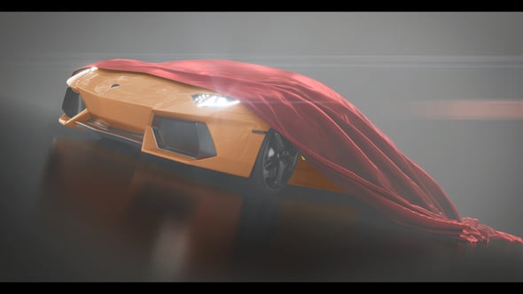 Cloth Covered Sports Car Presentation - 23097114 Videohive Download