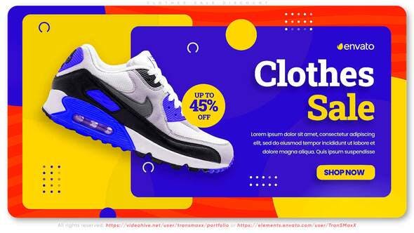Clothes Sale Discount - Videohive Download 30100607