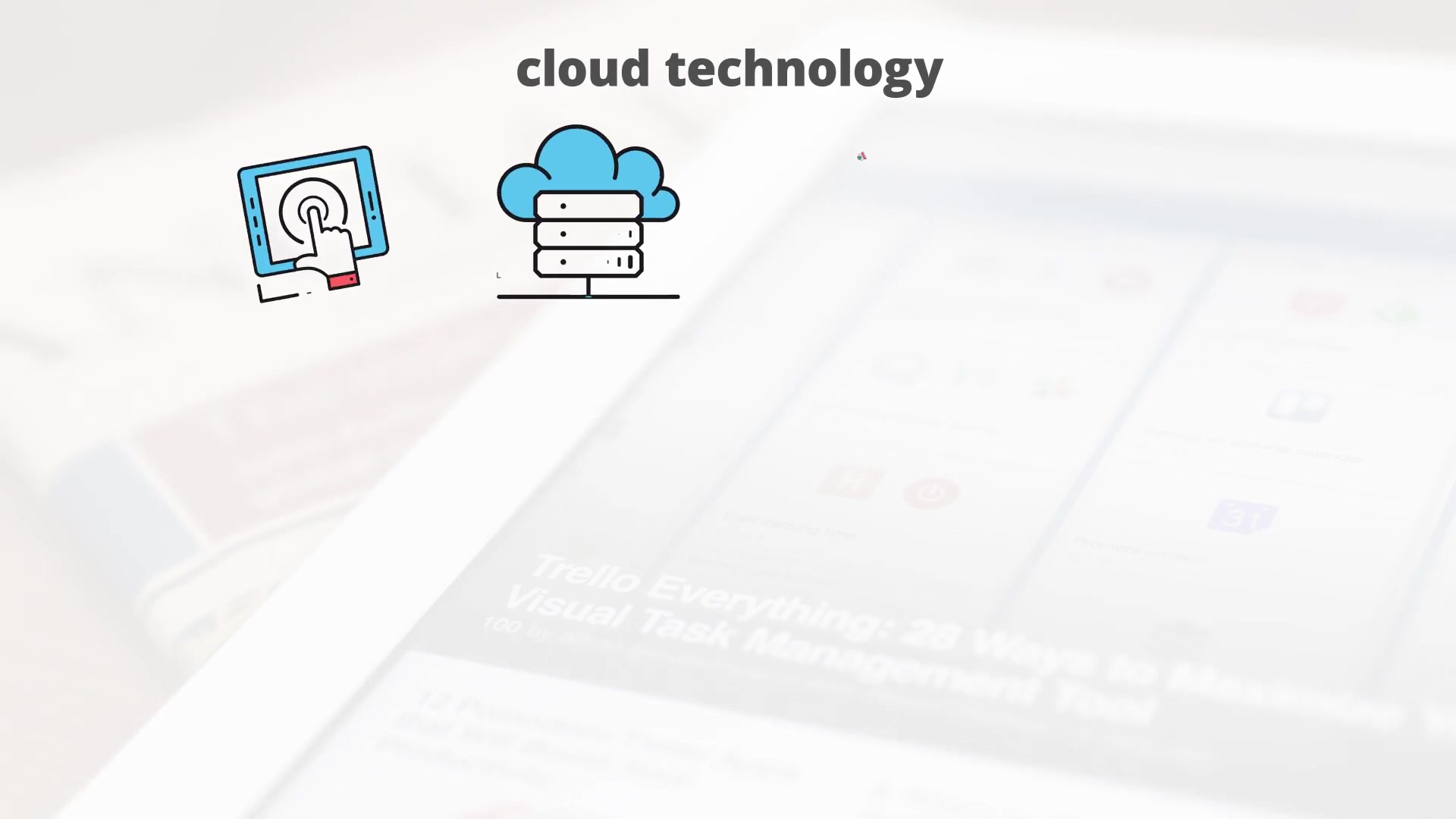 Cloud Technology – Thin Line Icons - Download Videohive 23455698