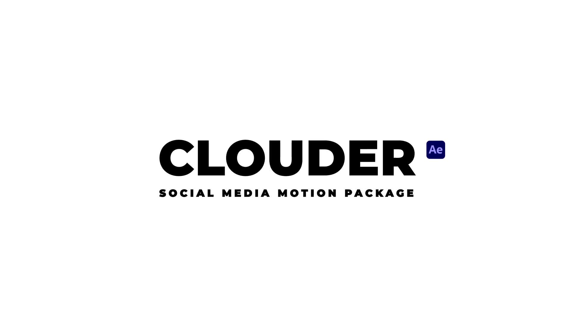 Clouder Motion Pack for Social Media Videohive 25254988 After Effects Image 1