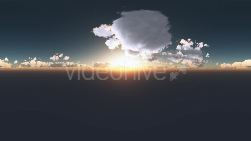 Clouds at Sunset in Virtual Reality - Download Videohive 19674586