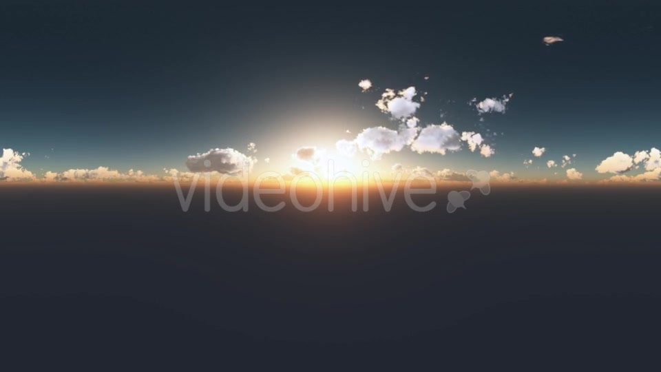 Clouds at Sunset in Virtual Reality - Download Videohive 19674586