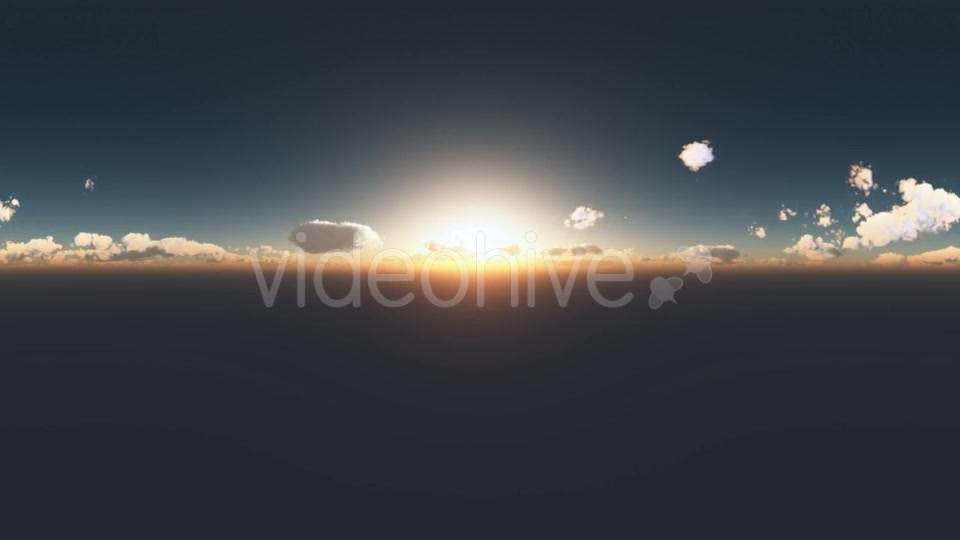 Clouds at Sunset in Virtual Reality - Download Videohive 19674586