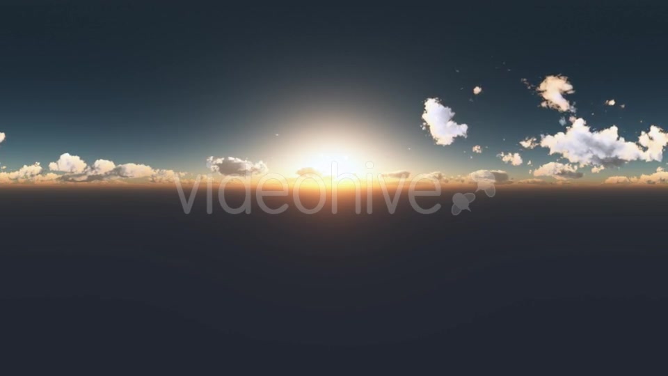 Clouds at Sunset in Virtual Reality - Download Videohive 19674586