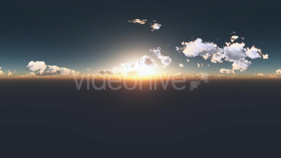 Clouds at Sunset in Virtual Reality - Download Videohive 19674586