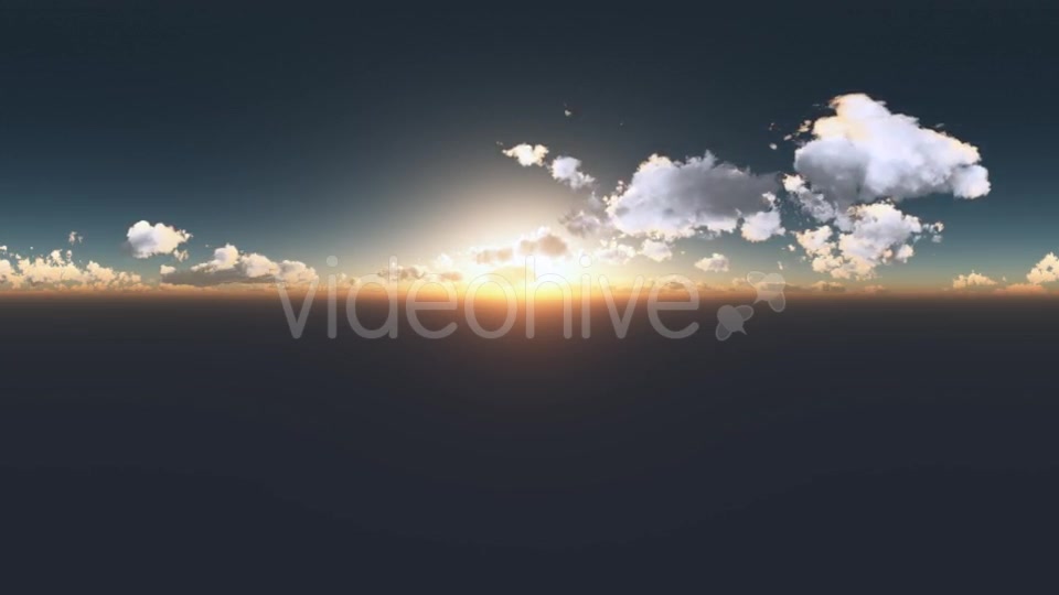 Clouds at Sunset in Virtual Reality - Download Videohive 19674586