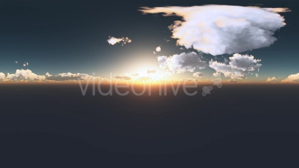 Clouds at Sunset in Virtual Reality - Download Videohive 19674586