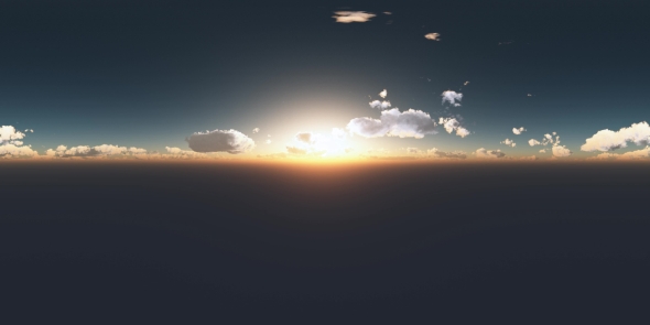 Clouds at Sunset in Virtual Reality - Download Videohive 19674586