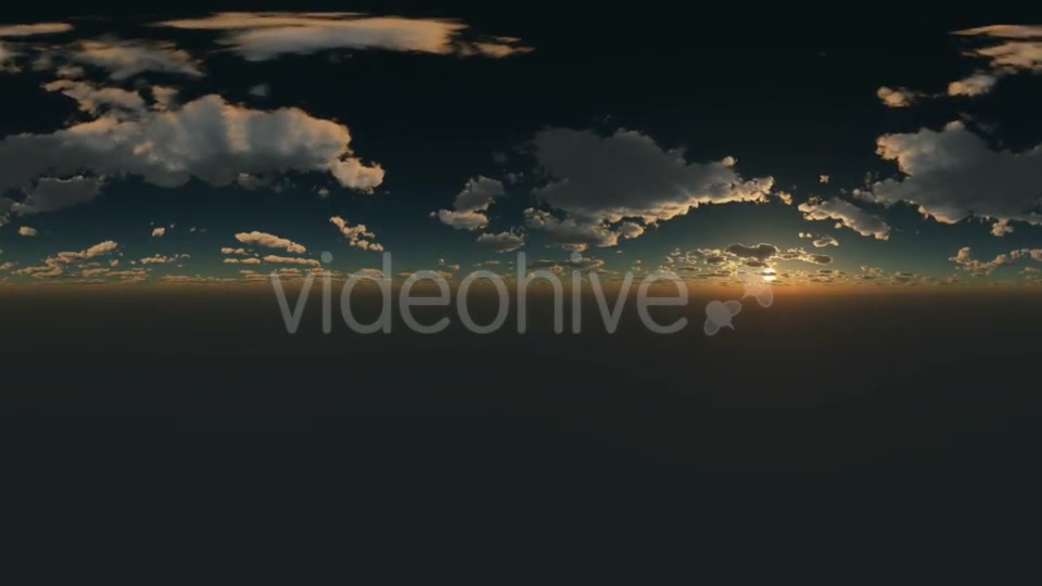 Clouds at Sunset in Virtual Reality - Download Videohive 21535332