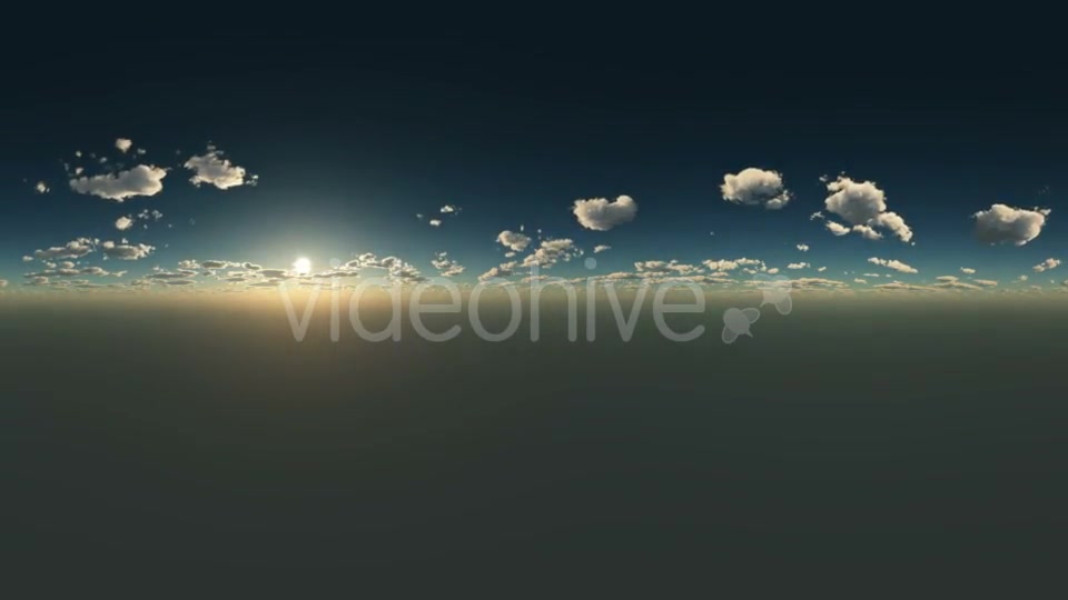 Clouds at Sunset in Virtual Reality - Download Videohive 21535332