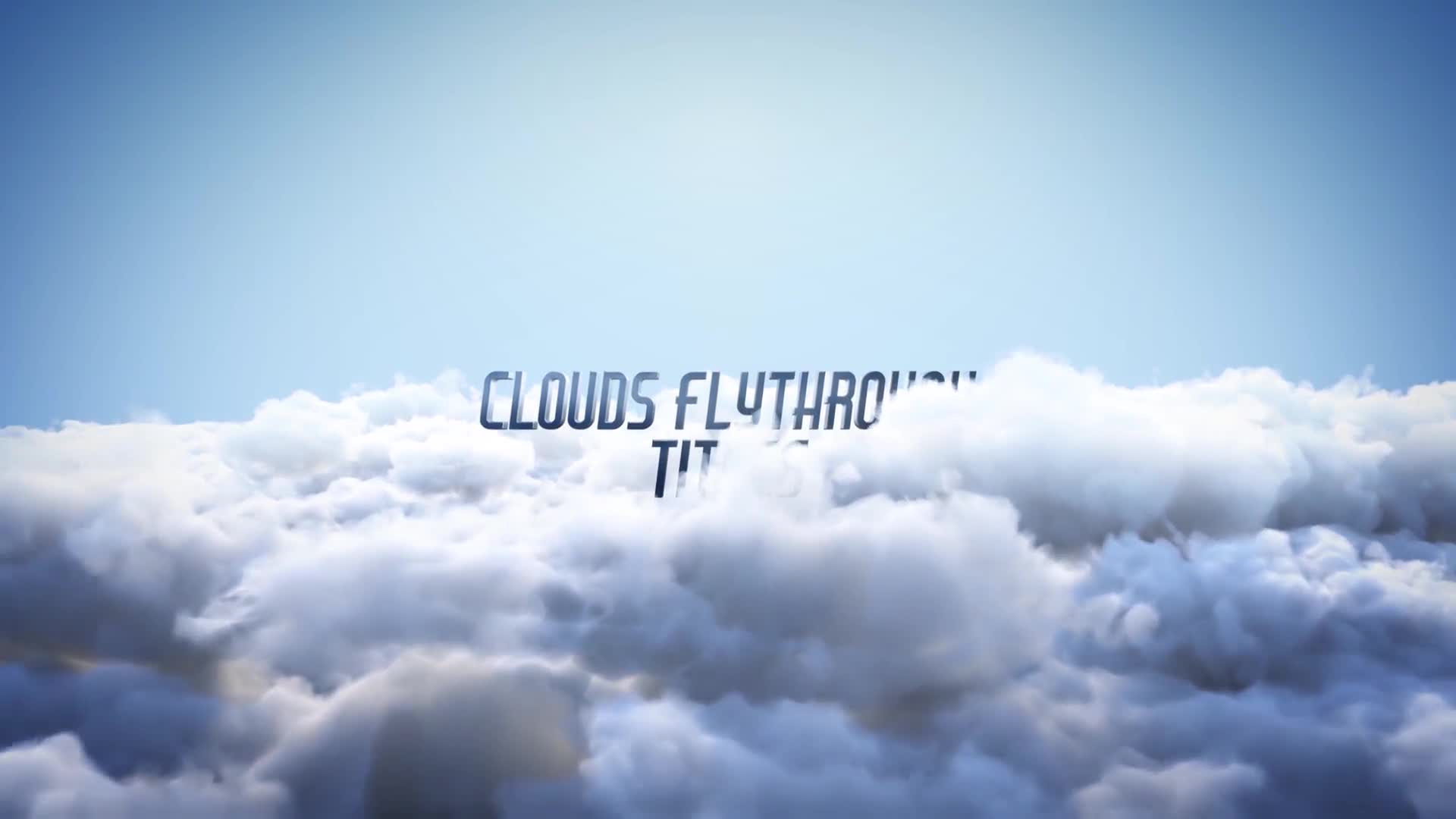 Clouds Flythrough Titles Videohive 23675772 Premiere Pro Image 1