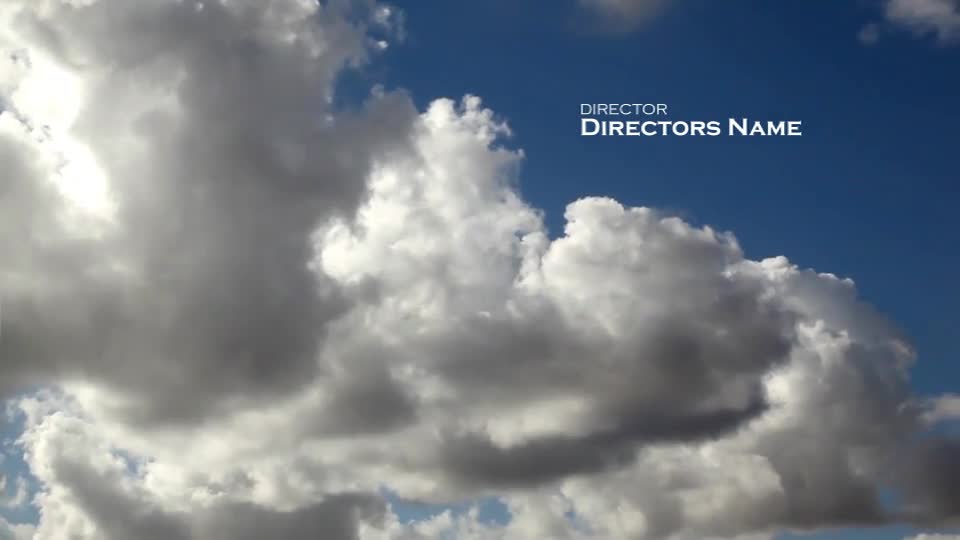 Clouds Titles Sequence Videohive 9561419 After Effects Image 1