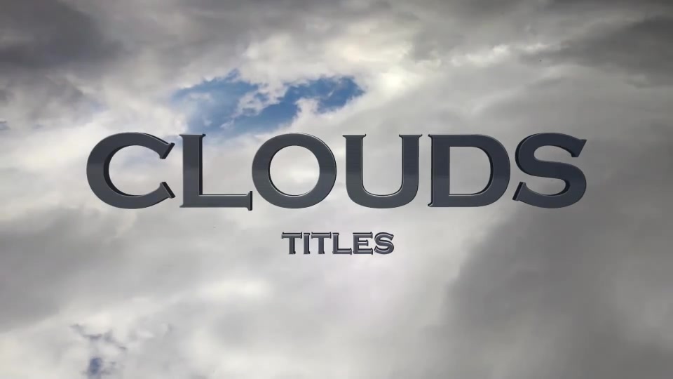 Clouds Titles Sequence Videohive 9561419 After Effects Image 10