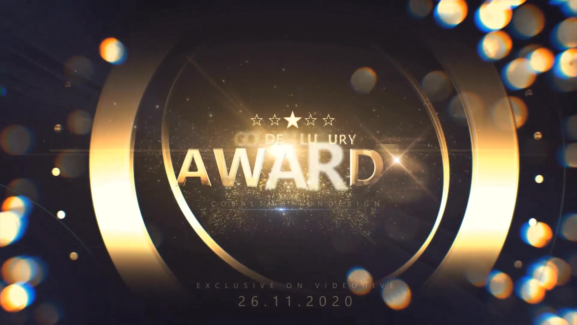Cobalt Golden Luxury Awards 4K Videohive 29533719 After Effects Image 12