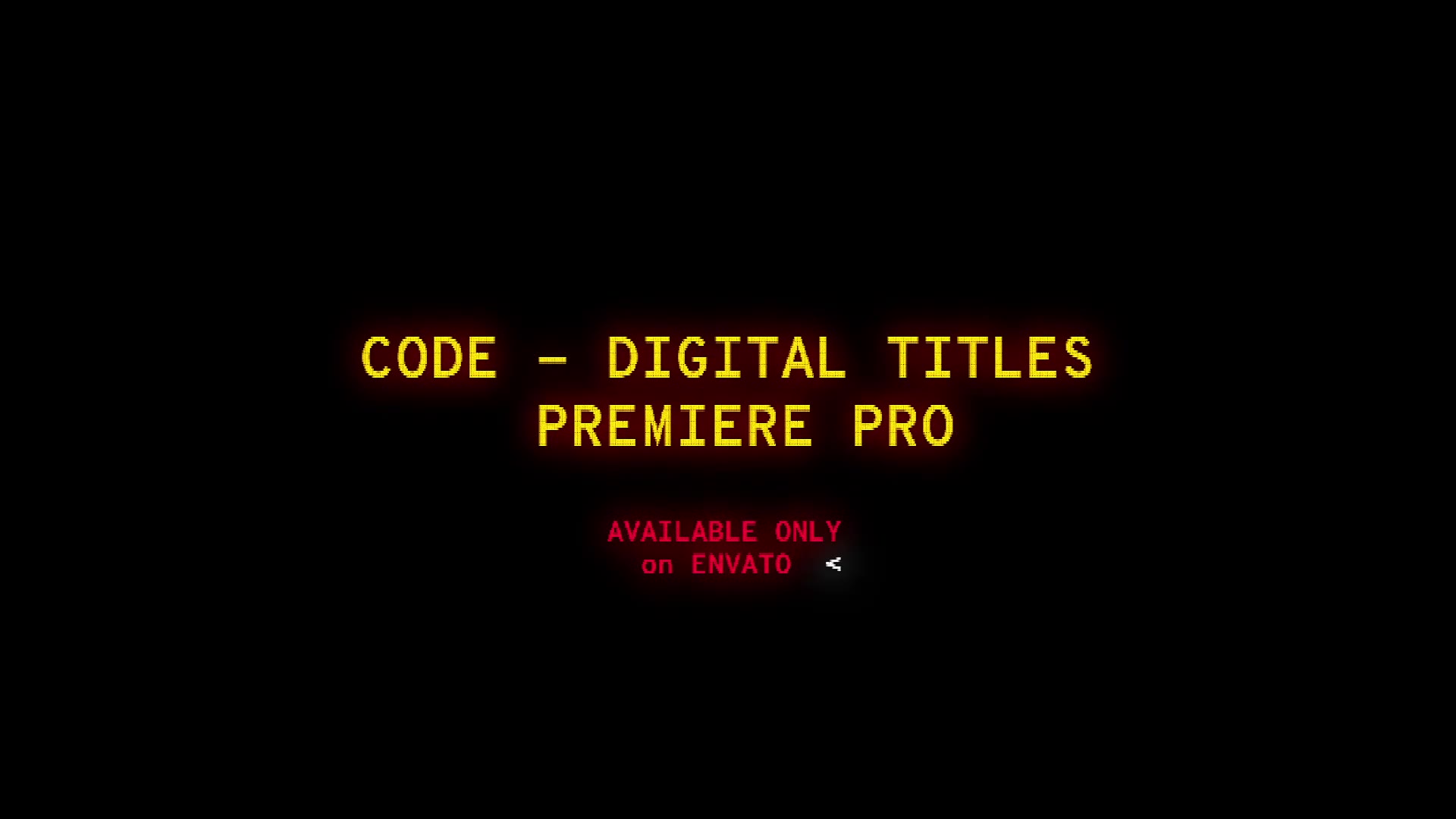 Code Digital Titles | Premiere Pro Videohive 29422241 Premiere Pro Image 2