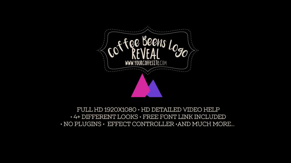 Coffee Beans Logo Reveal Videohive 17097018 After Effects Image 1