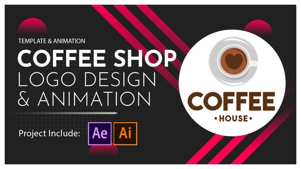 Coffee Shop Logo Design and Animation - Download 28601763 Videohive