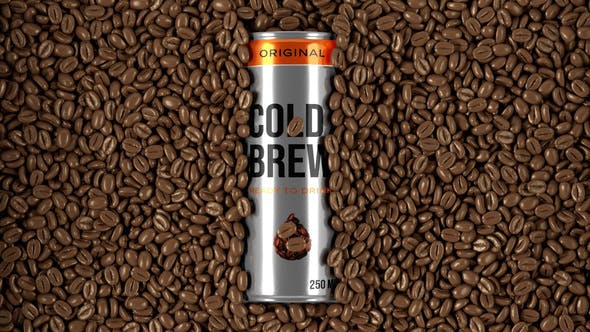 Cold Coffee Can Packaging Mockup - 33590869 Download Videohive