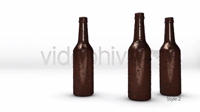 Cold Glass Beer Bottle Slide In - Download Videohive 7065848