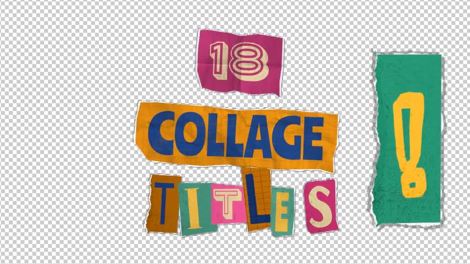 Collage and Paper Titles Videohive 45741626 After Effects Image 1
