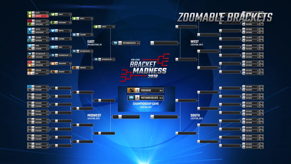 College Basketball Bracket Madness - Download Videohive 19575091