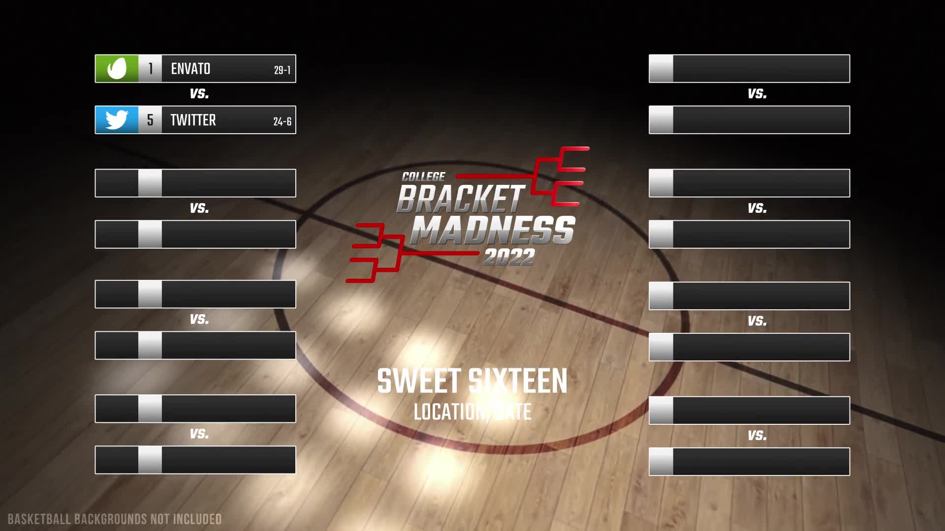 College Basketball Bracket Madness Tournament Brackets Videohive 36138582 After Effects Image 7