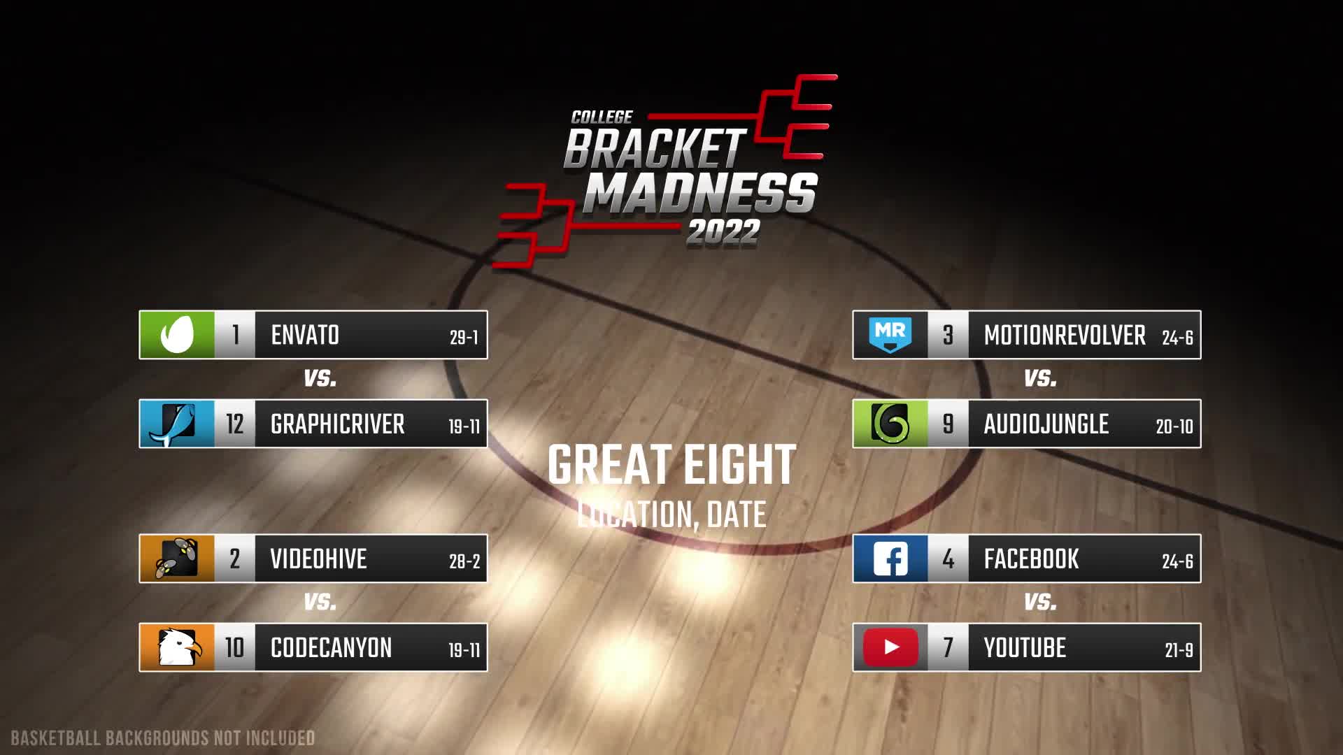 College Basketball Bracket Madness Tournament Brackets Videohive 36138582 After Effects Image 8
