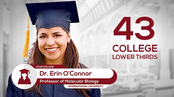 College Lower Thirds // School Lower Thirds - Download Videohive 14931430