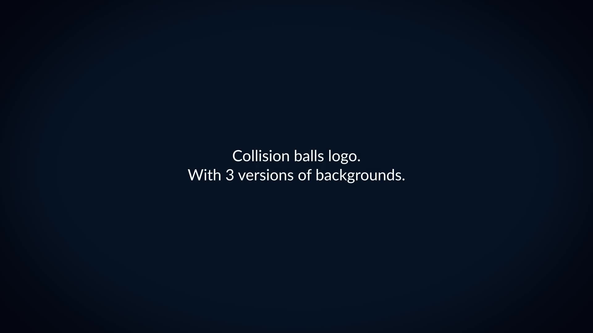 Collision Balls Logo Reveal Videohive 19740258 After Effects Image 1