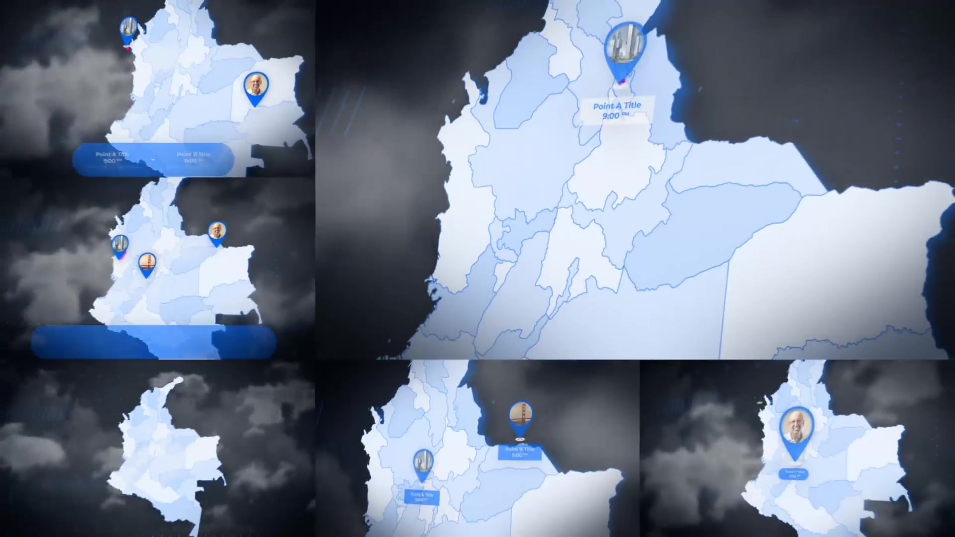 Colombia Map Animation Republic of Colombia Animated Map Kit Videohive 25630440 After Effects Image 8