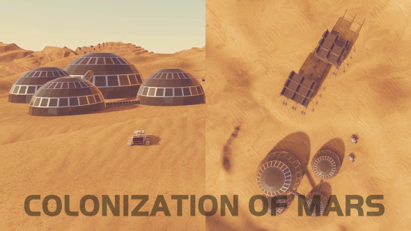 Colonization of Mars 2 Scene - Download Videohive 19238381