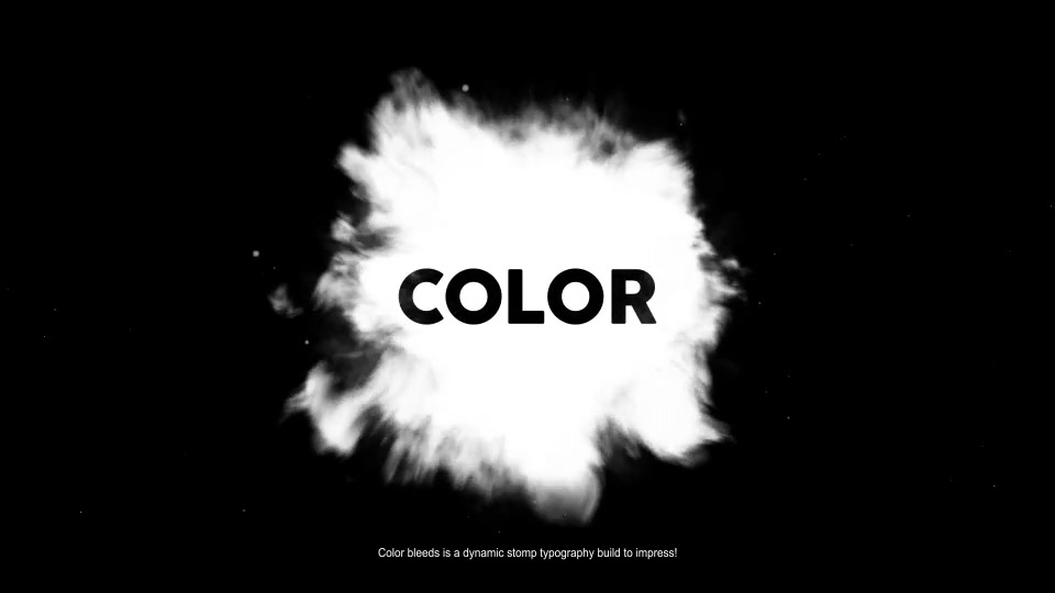 Color Bleeds Dynamic Stomp Typography Videohive 24335901 After Effects Image 5