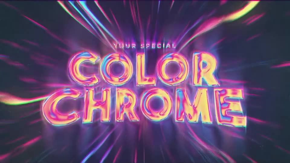 Color Chrome Title & Logo Videohive 36199951 After Effects Image 2
