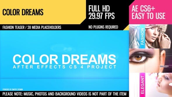 Color Dreams (Fashion Slideshow) - Videohive Download 2985445