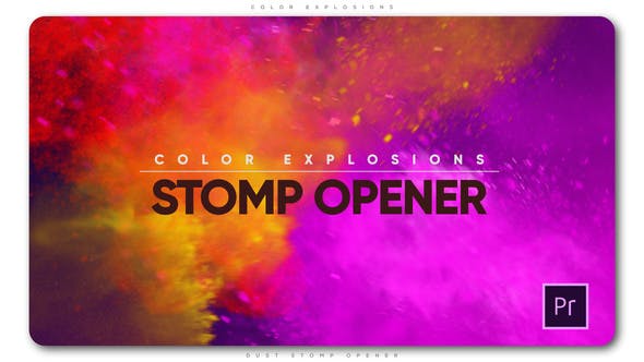 Color Explosions Stomp Opener - Download Videohive 22277861