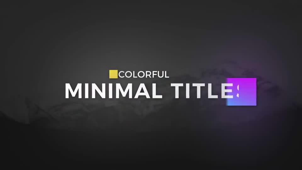 Color full Minimal Titles - Download Videohive 19560540