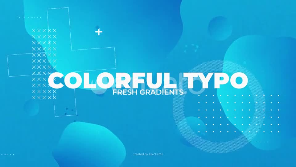 Color Gradient Typo Videohive 39596697 After Effects Image 1