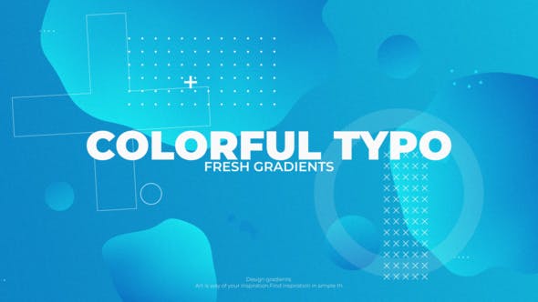 Color Gradient Typo - Videohive Download 39596697