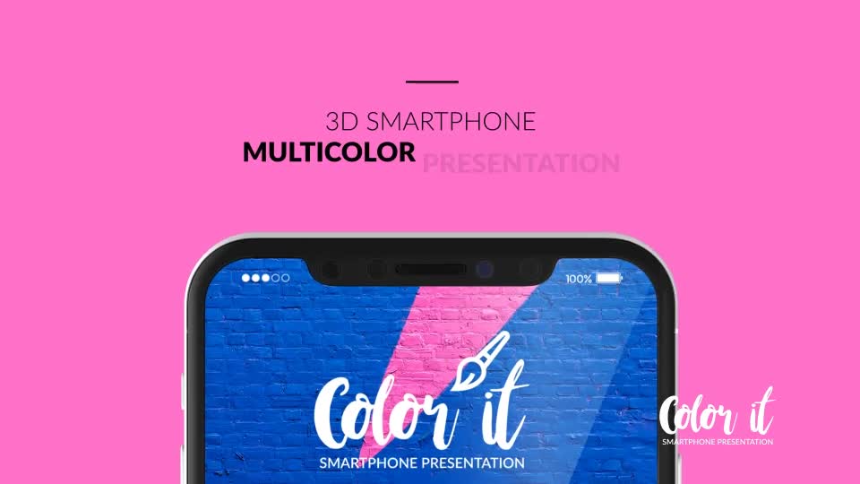 Color it 3D Smartphone Presentation - Download Videohive 22328414