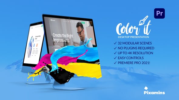 Color it Desktop Presentation for Premiere Pro - Videohive 31809178 Download