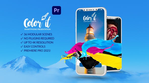 Color it Smartphone Presentation for Premiere Pro - Download Videohive 31779980