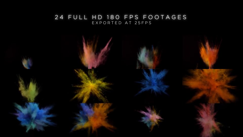 Color Rush Color Powder Explosion Collection Videohive 21797269 Motion Graphics Image 11