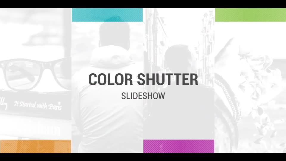 Color Shutter Slideshow - Download Videohive 15735643