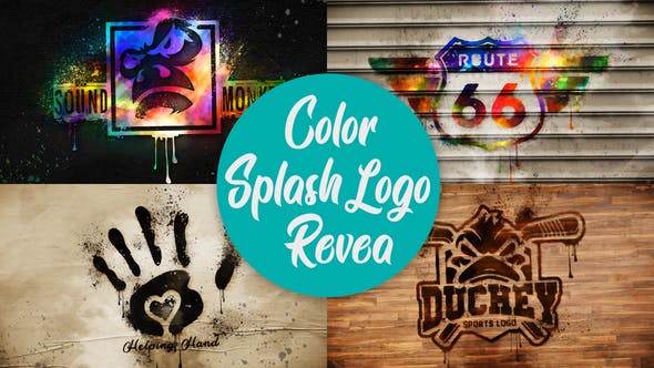 Color Splash Logo Reveal - Download 35637850 Videohive