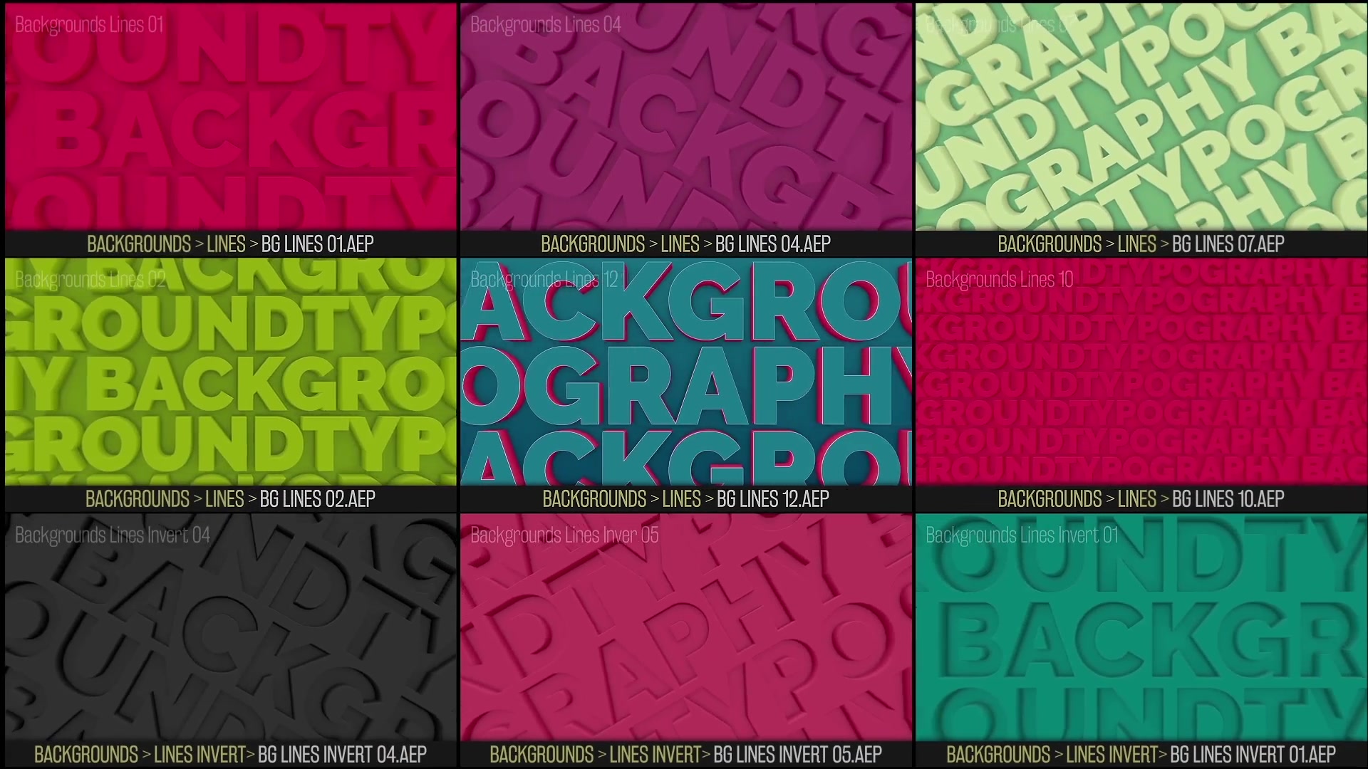 Color Typography | 3D Text Videohive 28447207 After Effects Image 4