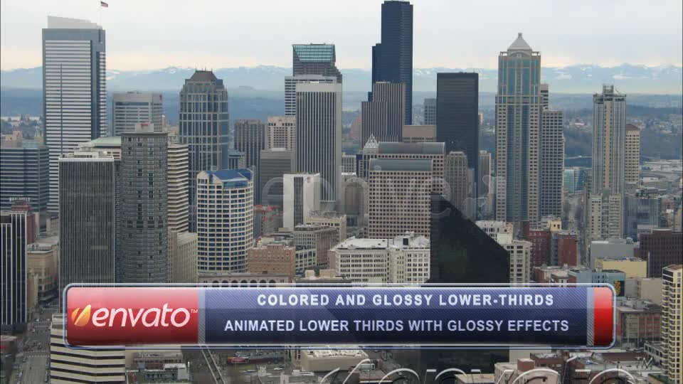 Colored and Glossy Lower Thirds - Download Videohive 248134