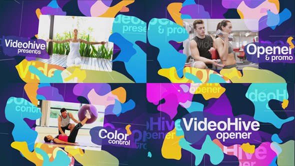 Colored Blots Opener - Download Videohive 19212959