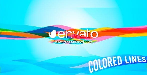 Colored Lines Logo - Download Videohive 12424249